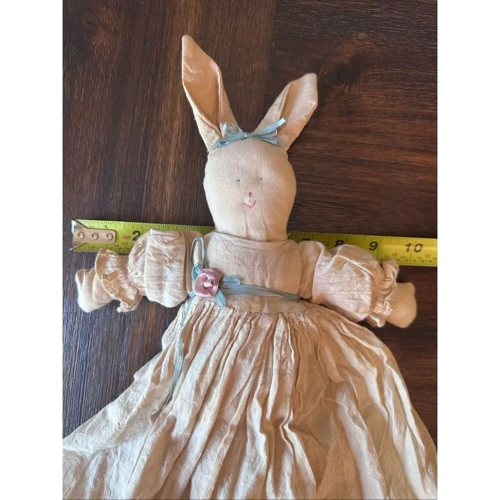 Vintage handmade cloth bunny doll